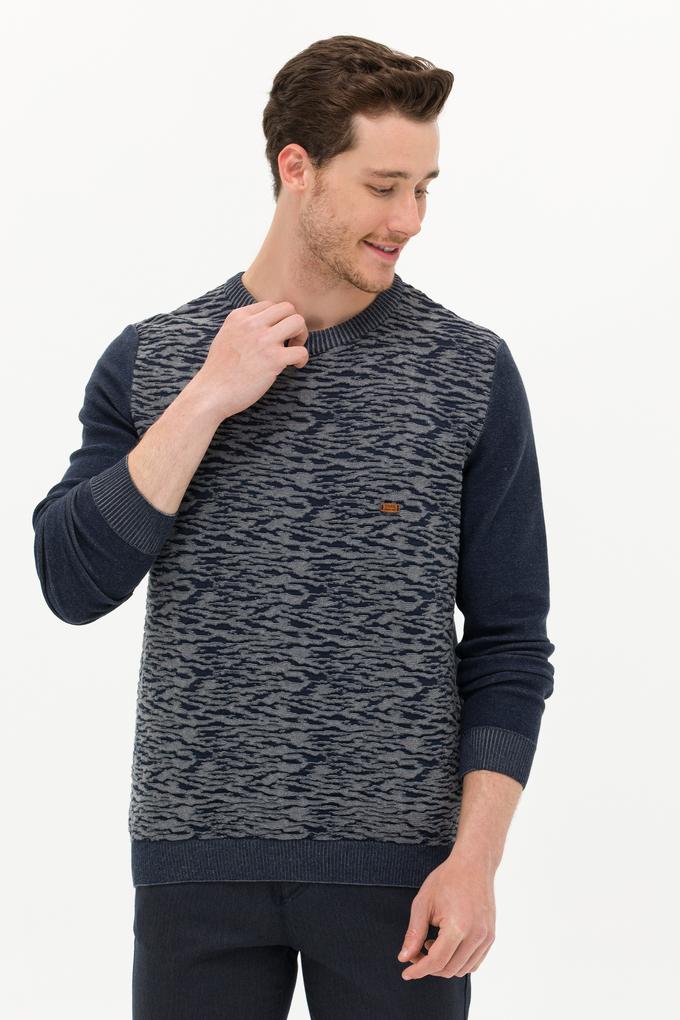 Erkek Lacivert Kazak