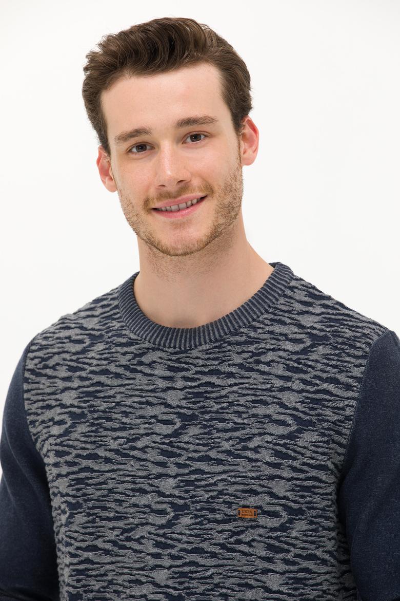 Erkek Lacivert Kazak - 50256638008