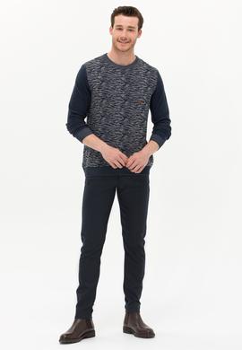 Erkek Lacivert Kazak - 50256638008