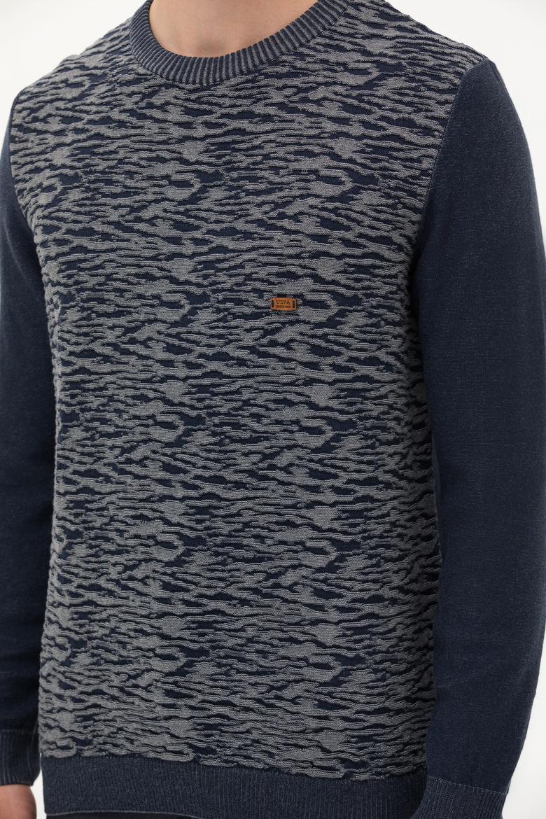 Erkek Lacivert Kazak - 50256638008