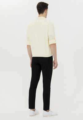 Erkek Siyah Kanvas / Chino Pantolon - 50266049005