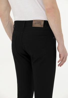 Erkek Siyah Kanvas / Chino Pantolon - 50266049005
