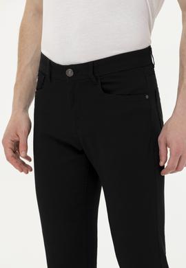 Erkek Siyah Kanvas / Chino Pantolon - 50266049005