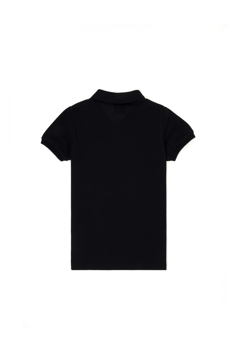 Erkek Çocuk Siyah Basic Polo Yaka Tişört