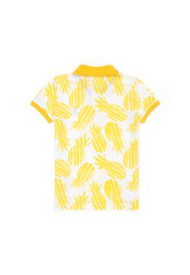 Erkek Çocuk Sarı Polo Yaka Tişört - 50278147035