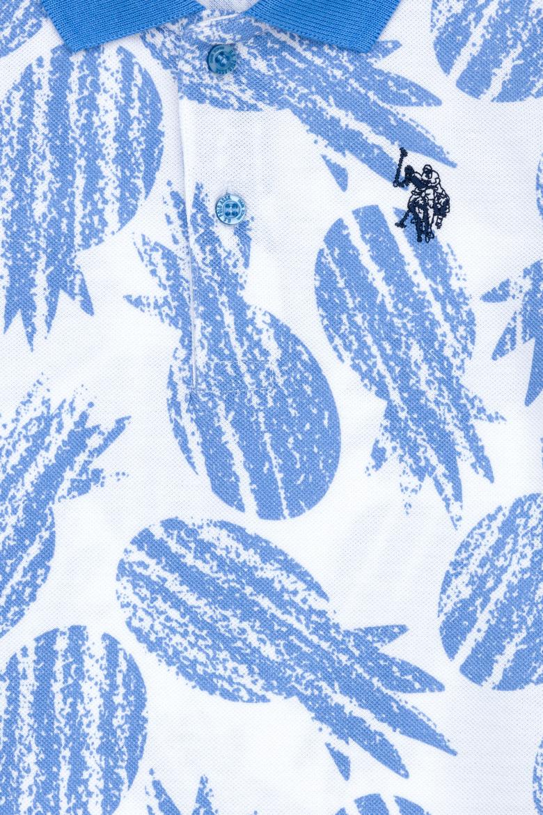 Erkek Çocuk Kobalt Mavi Polo Yaka Tişört - 50278147055