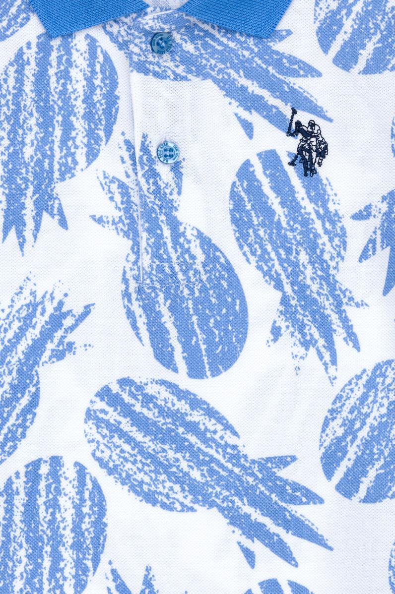 Erkek Çocuk Kobalt Mavi Polo Yaka Tişört