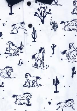 Erkek Çocuk Beyaz Polo Yaka Tişört - 50278153036