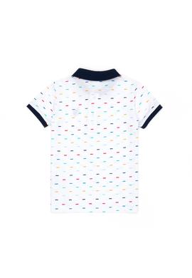 Erkek Çocuk Beyaz Polo Yaka Tişört - 50278158044