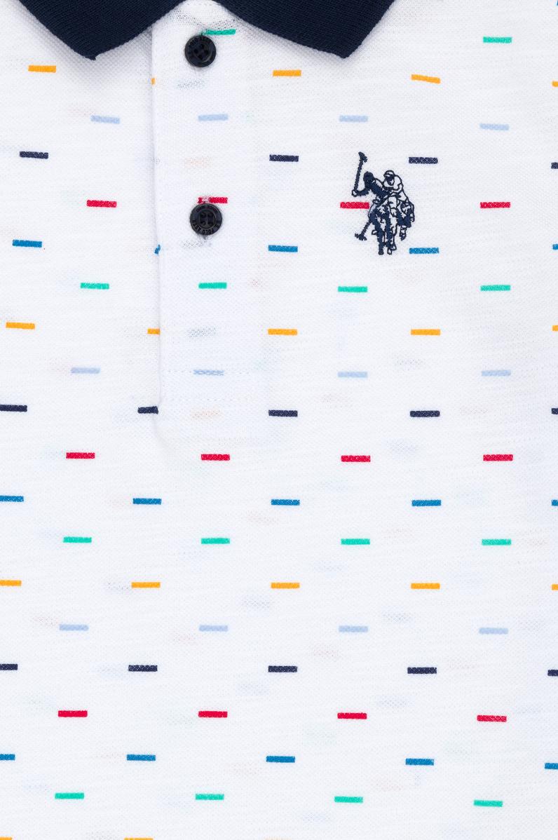 Erkek Çocuk Beyaz Polo Yaka Tişört