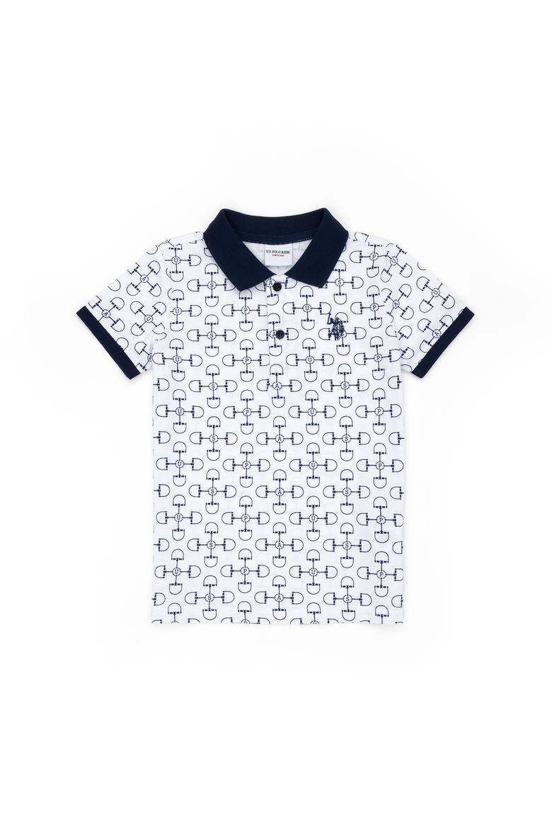 Erkek Çocuk Beyaz Polo Yaka Tişört - 50278160042