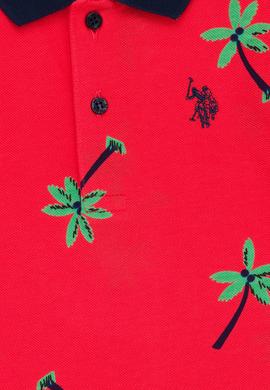 Erkek Çocuk Turuncu Polo Yaka Tişört - 50278164015