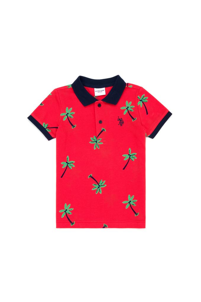 Erkek Çocuk Turuncu Polo Yaka Tişört