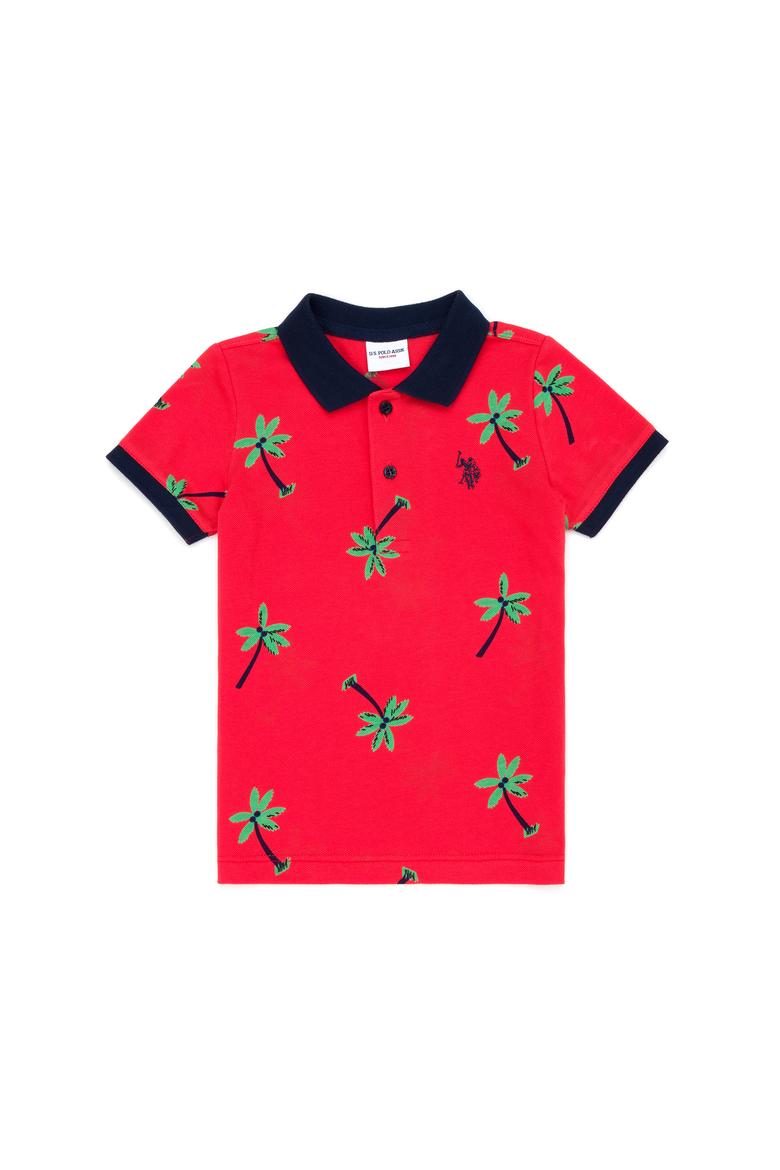 Erkek Çocuk Turuncu Polo Yaka Tişört