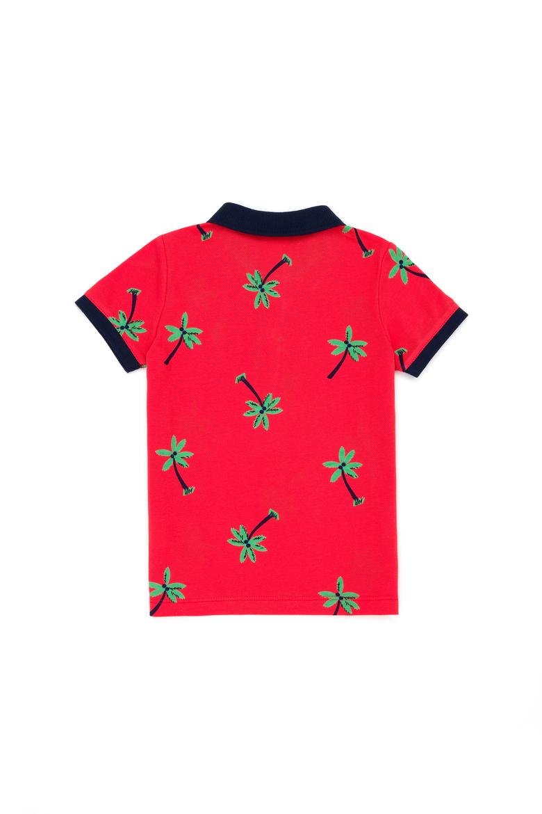 Erkek Çocuk Turuncu Polo Yaka Tişört - 50278164015