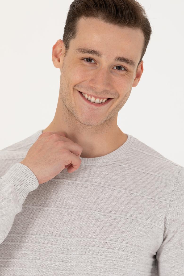 Erkek Taş Melanj Kazak - 50272122012