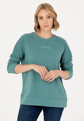 Kadın Mint Bisiklet Yaka Sweatshirt - 50276581020
