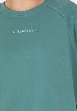 Kadın Mint Bisiklet Yaka Sweatshirt - 50276581020