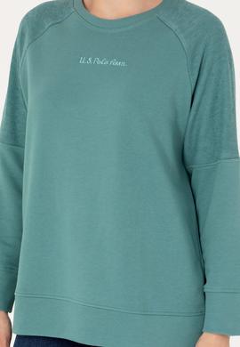 Kadın Mint Bisiklet Yaka Sweatshirt - 50276581020