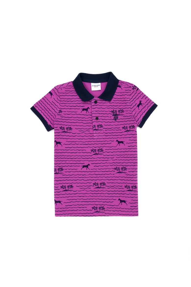 Erkek Çocuk Lacivert Polo Yaka Tişört