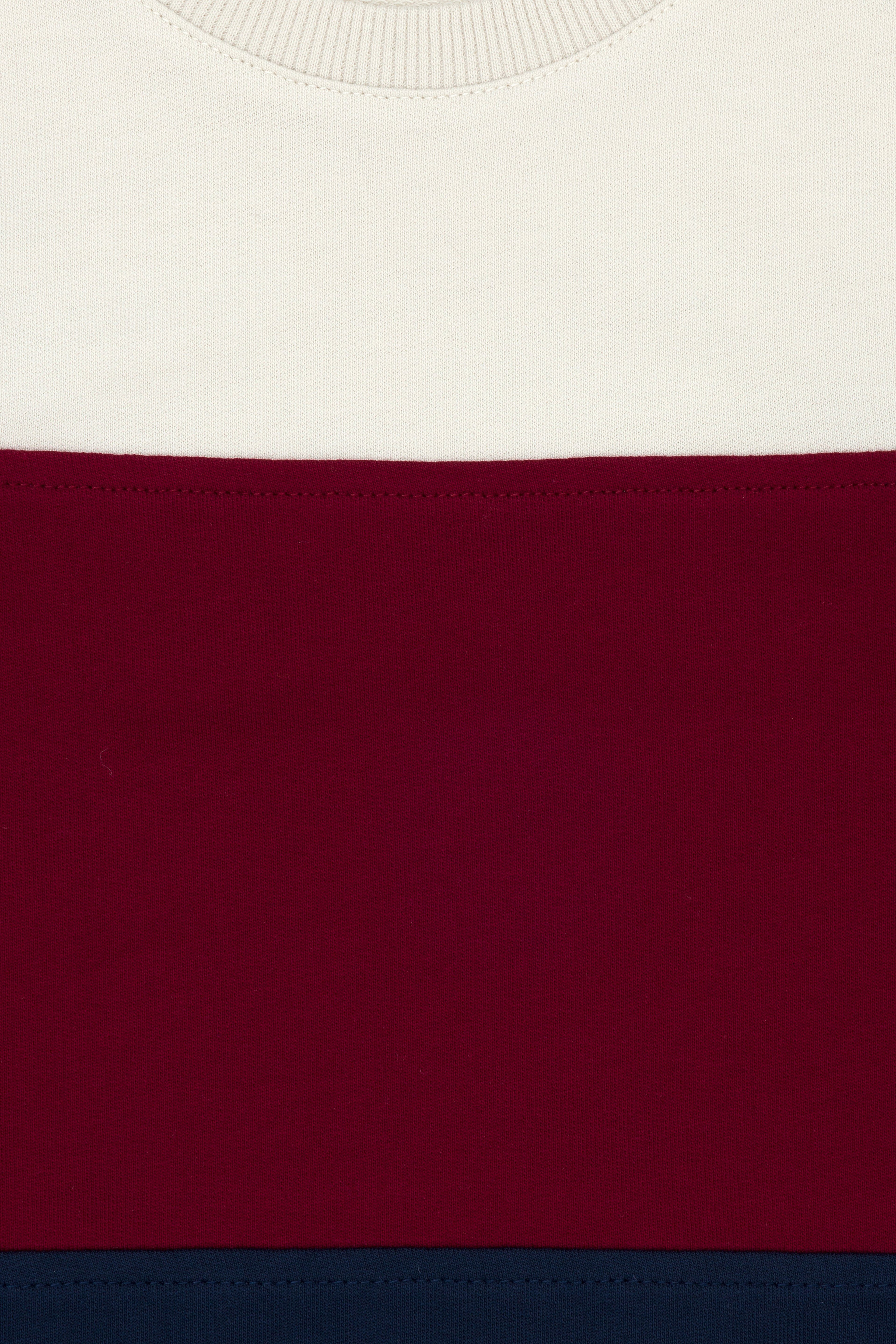 Çocuk Lacivert Bisiklet Yaka Sweatshirt - Image 3