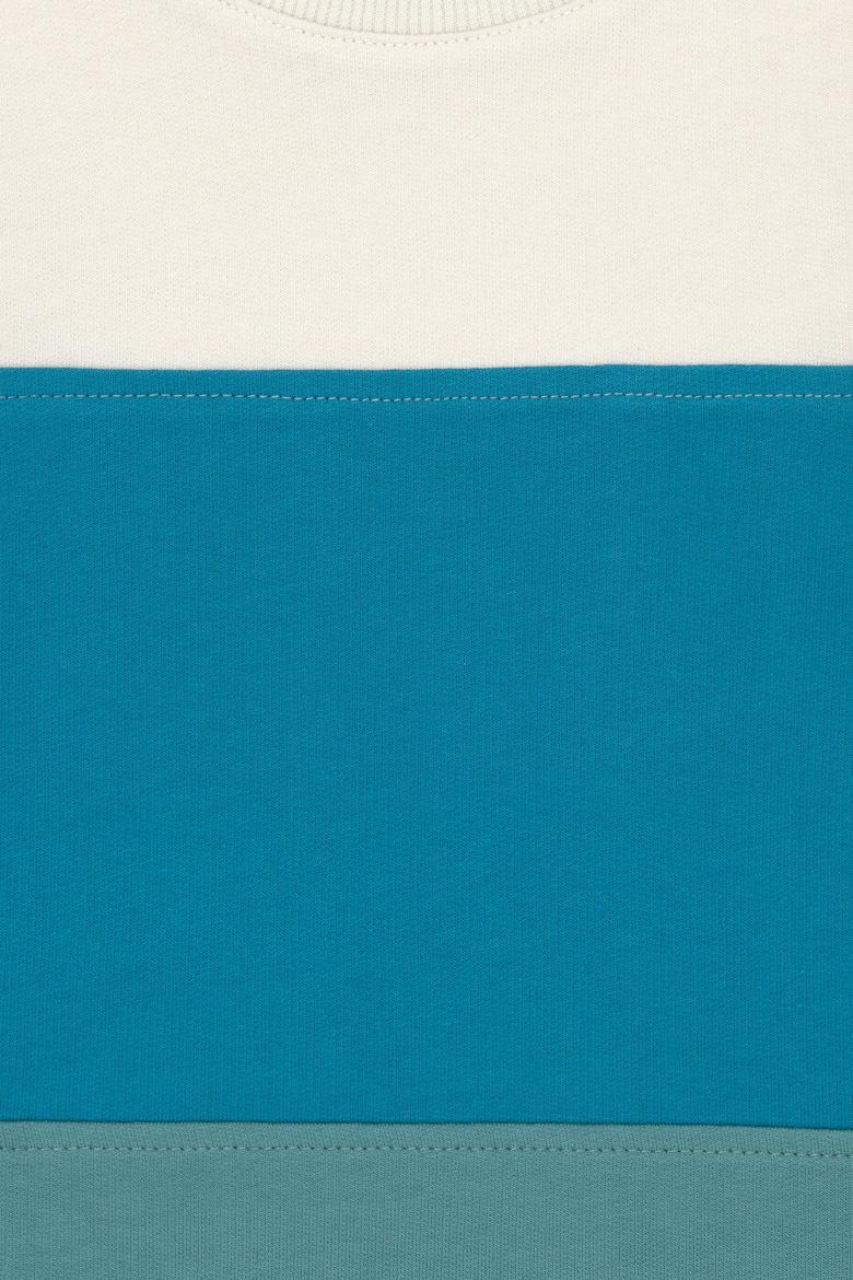 Çocuk Mint Bisiklet Yaka Sweatshirt - 50274390025