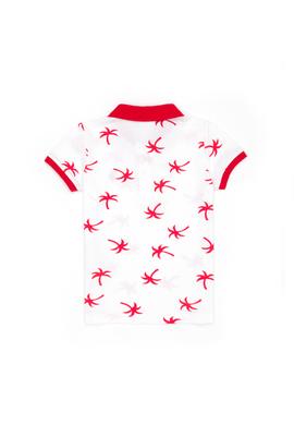 Erkek Çocuk Beyaz Polo Yaka Tişört - 50278142040