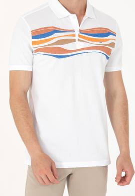 Erkek Turuncu Polo Yaka Tişört - 50263514024