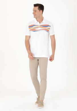 Erkek Turuncu Polo Yaka Tişört - 50263514024