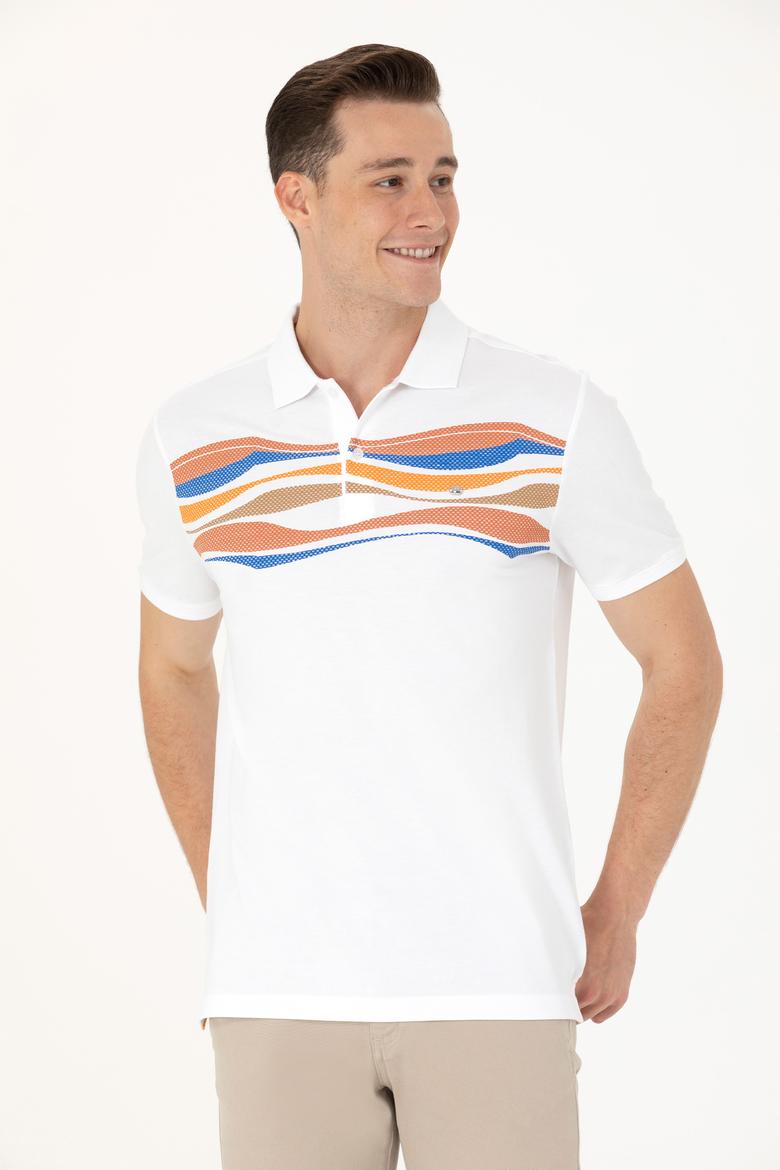 Erkek Turuncu Polo Yaka Tişört - 50263514024