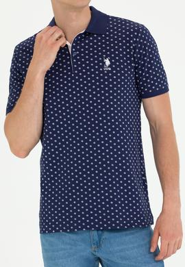 Erkek Oversize Fit Bisiklet Yaka Lacivert Tişört - 50270271021