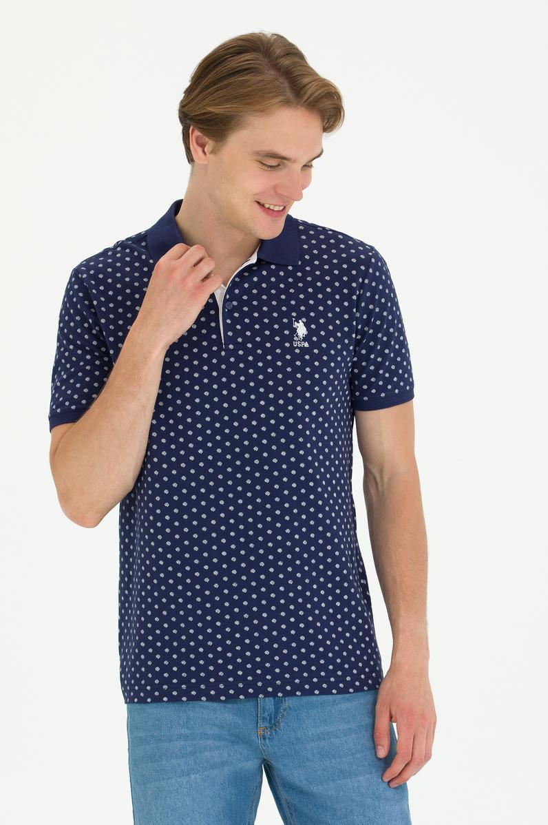 Erkek Oversize Fit Bisiklet Yaka Lacivert Tişört