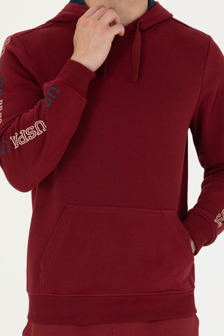 Erkek Bordo Sweatshirt - 50273983029