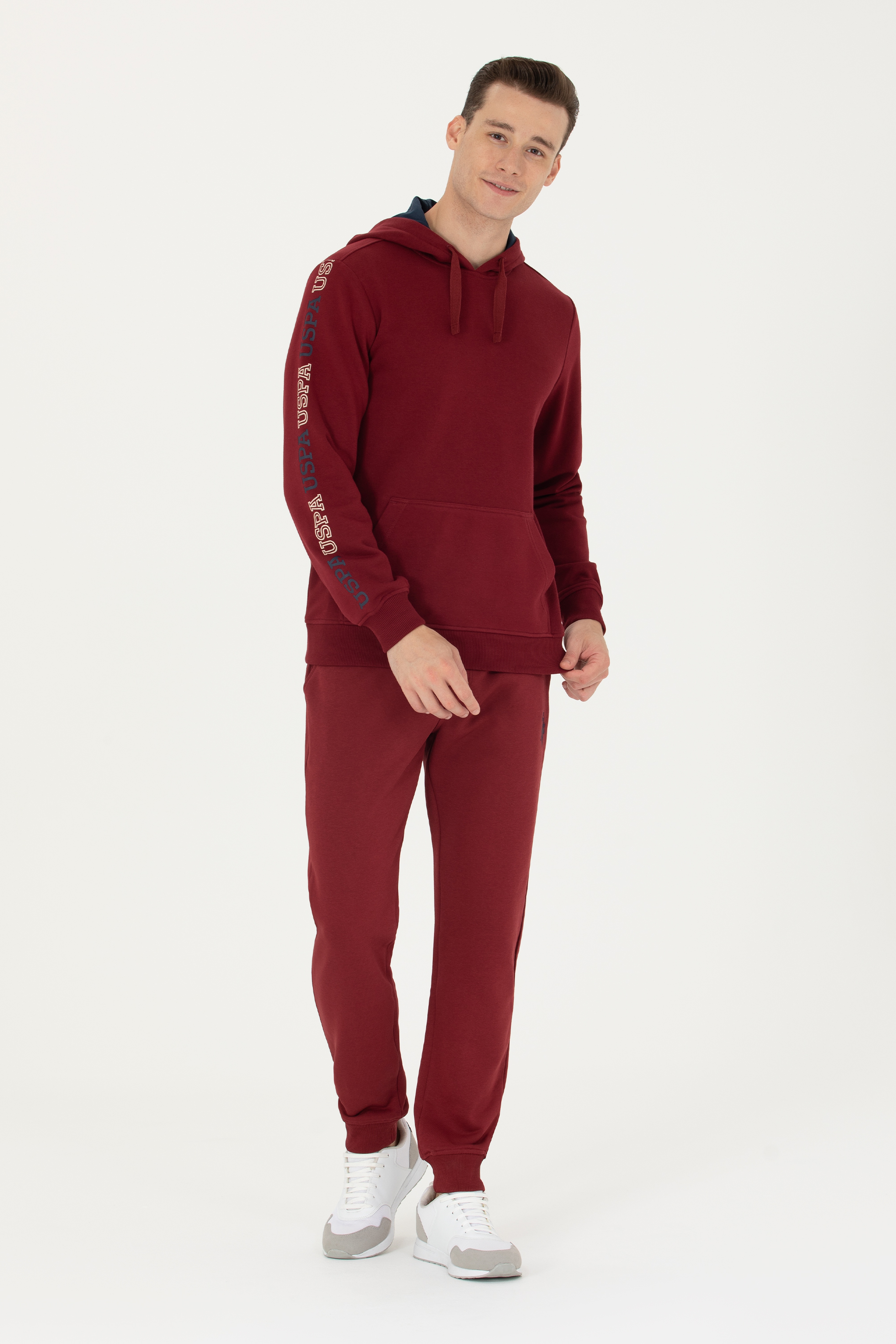Erkek Bordo Sweatshirt