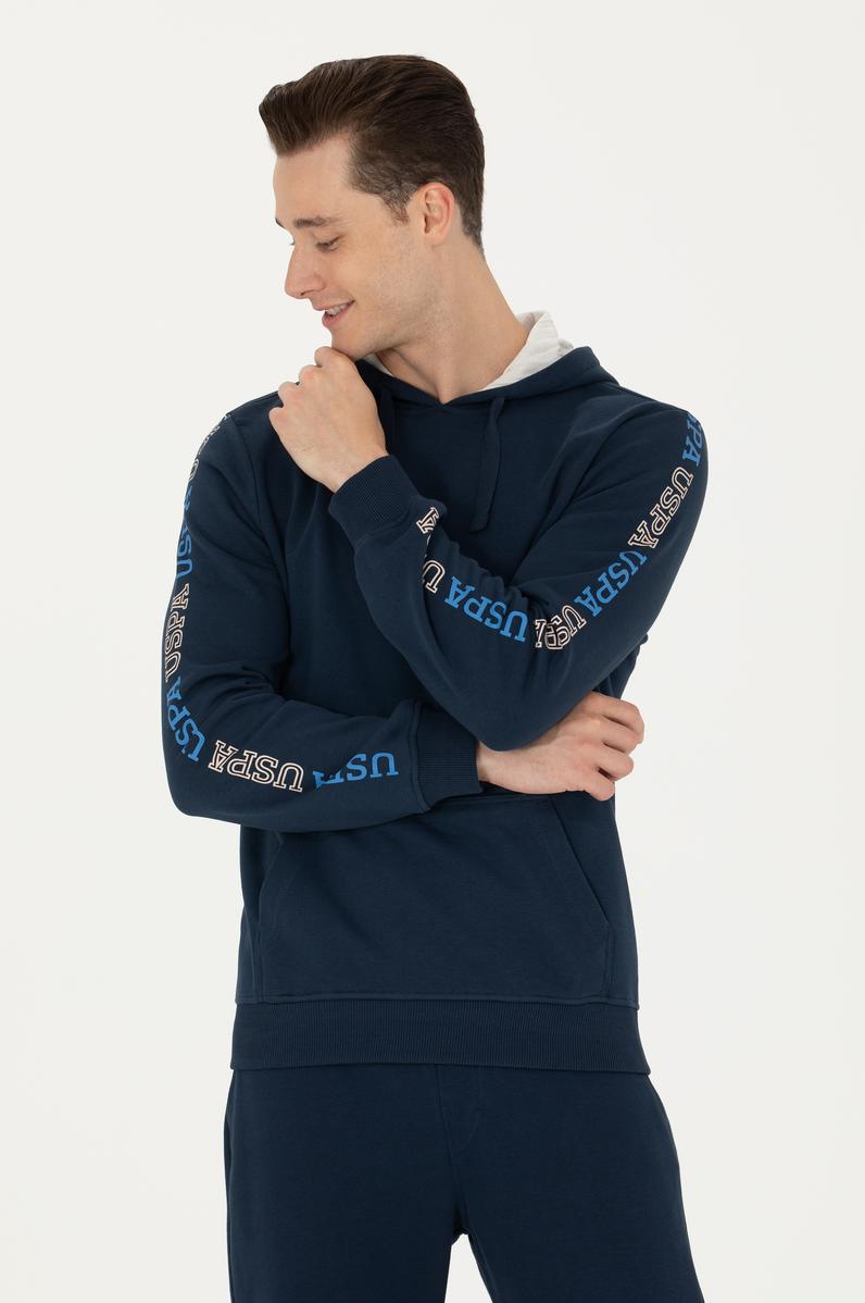 Erkek Lacivert Sweatshirt