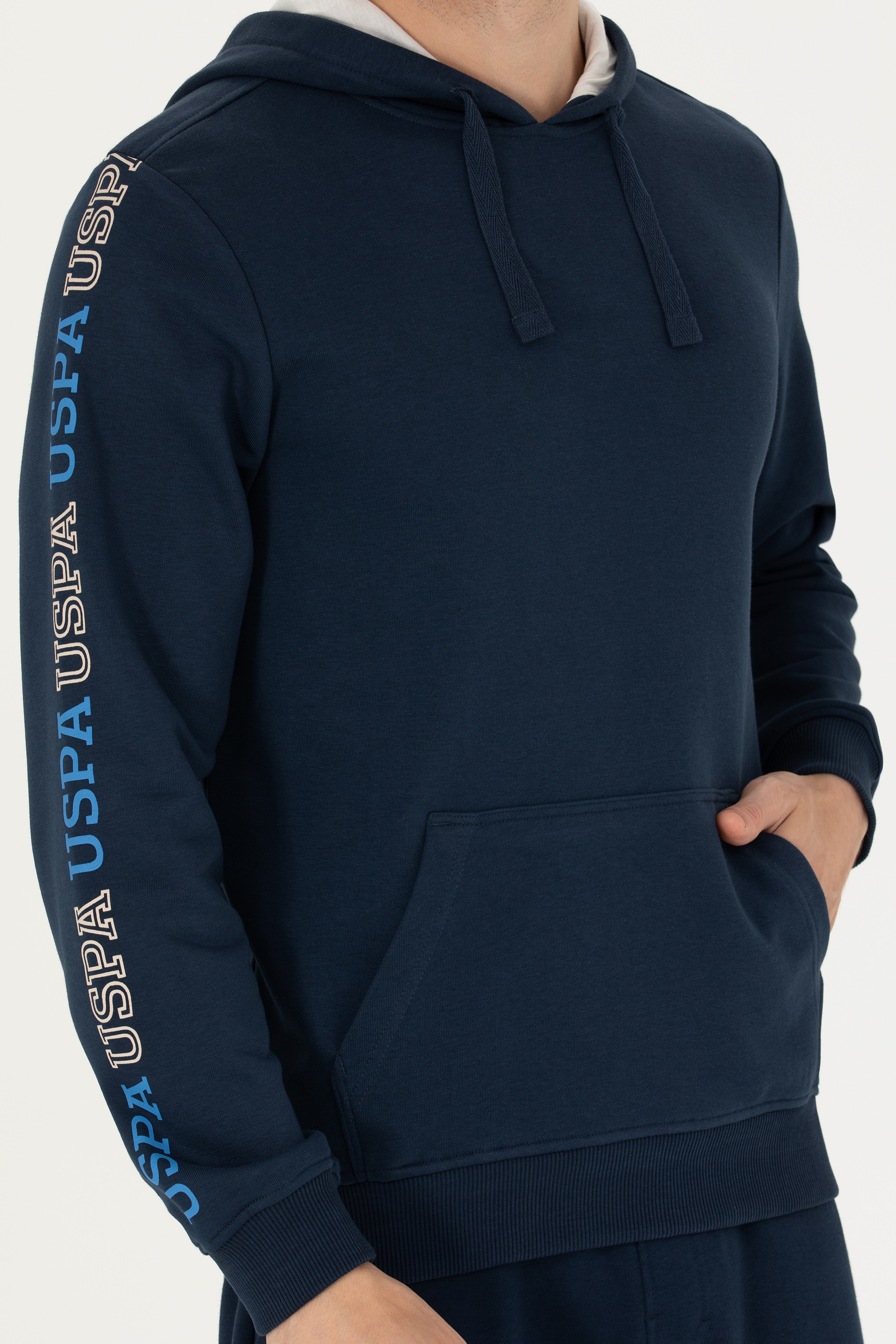 Erkek Lacivert Sweatshirt - Image 6
