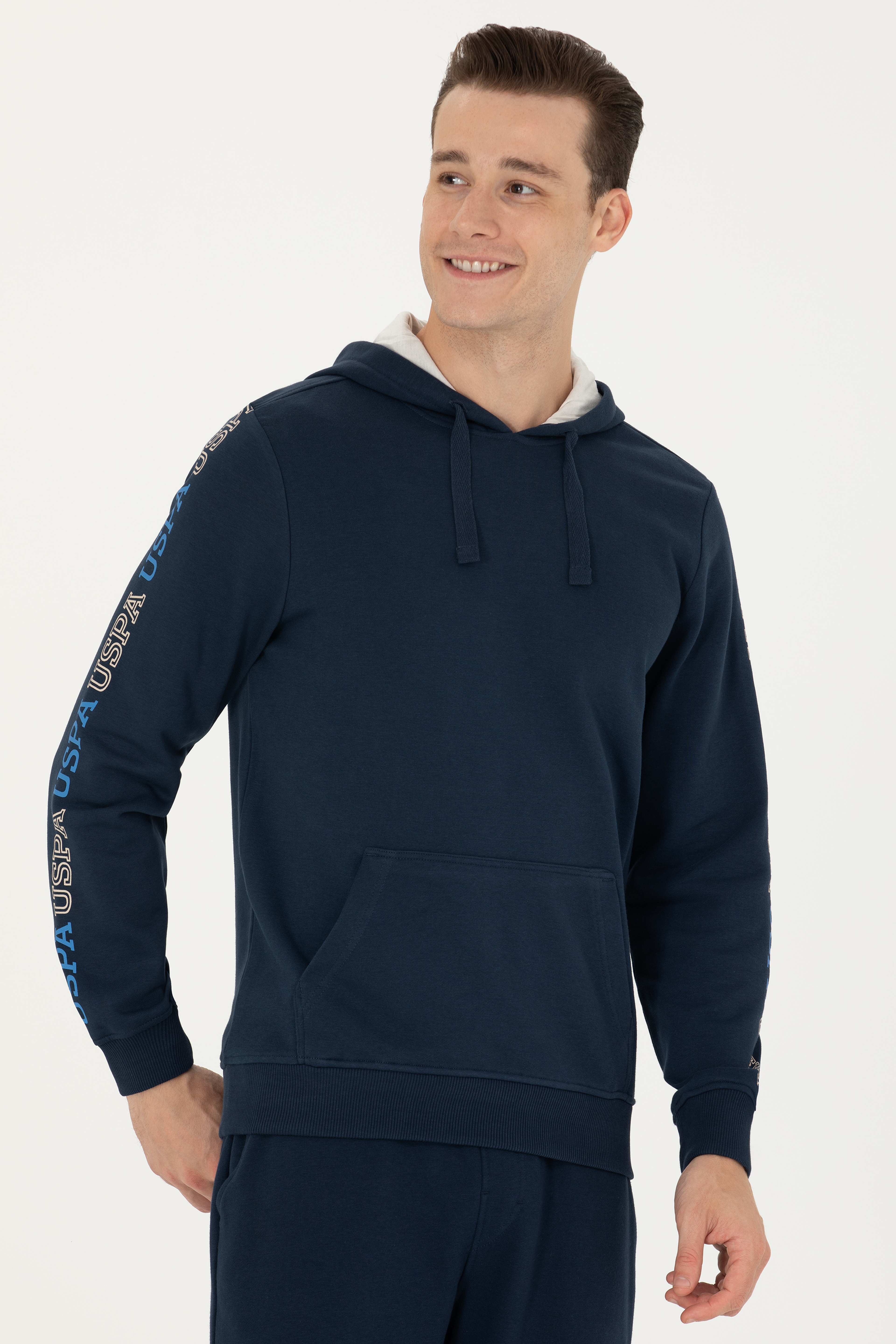 Erkek Lacivert Sweatshirt - Image 3