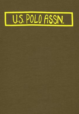 Çocuk Haki Basic Bisiklet Yaka Sweatshirt - 50274411006