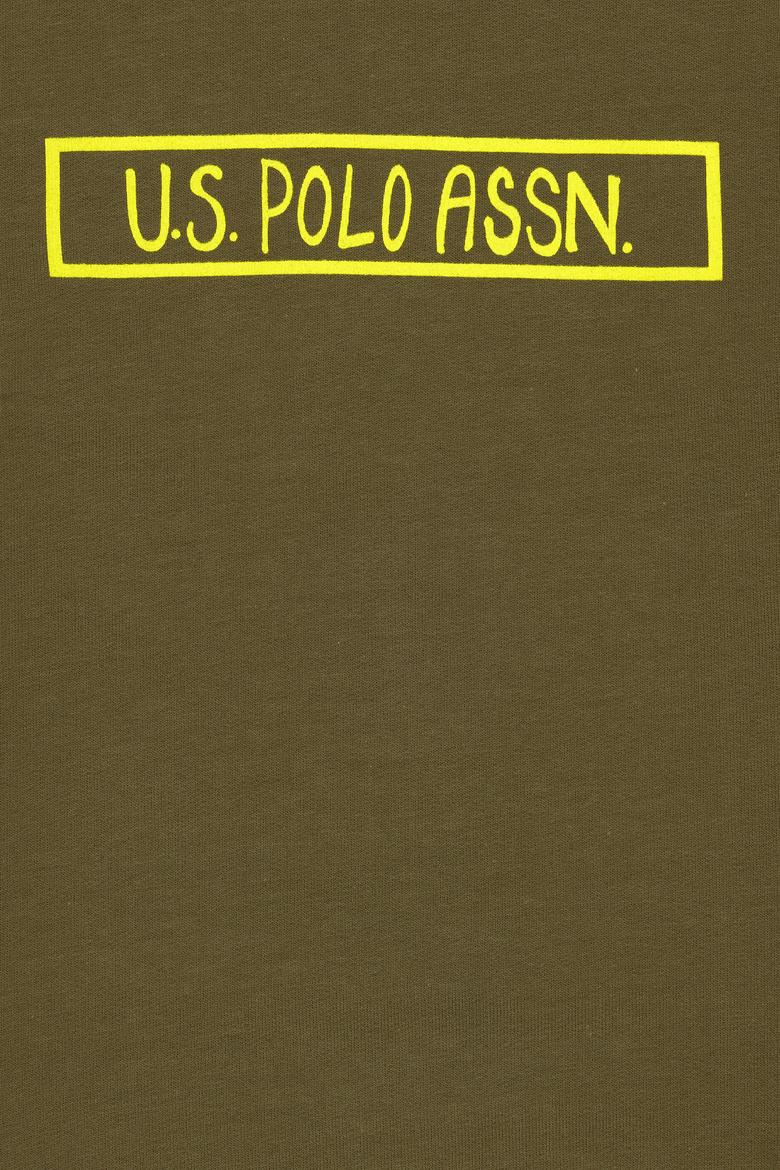 Çocuk Haki Basic Bisiklet Yaka Sweatshirt - 50274411006