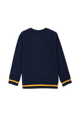 Çocuk Lacivert Basic Bisiklet Yaka Sweatshirt - 50274411012