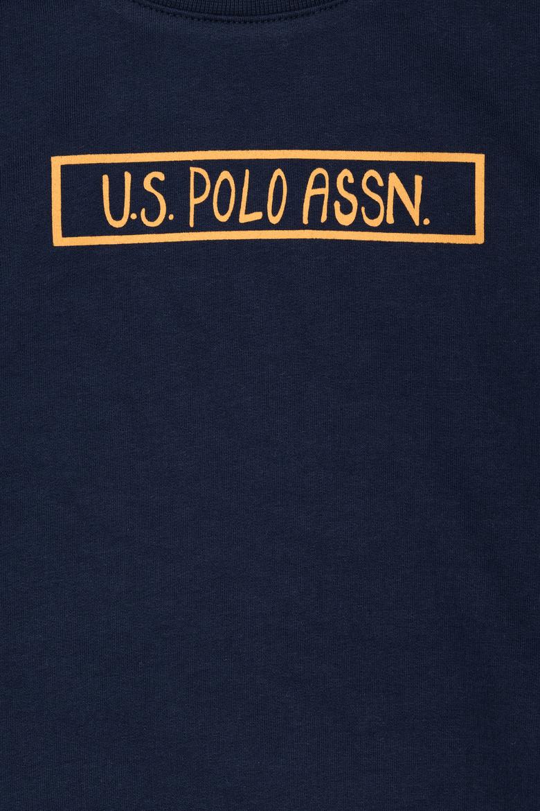 Çocuk Lacivert Basic Bisiklet Yaka Sweatshirt - 50274411012