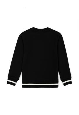 Çocuk Siyah Basic Bisiklet Yaka Sweatshirt - 50274411028