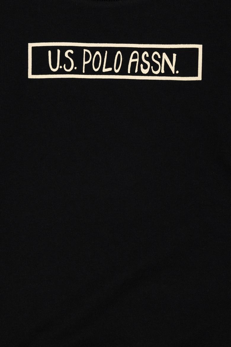 Çocuk Siyah Basic Bisiklet Yaka Sweatshirt - 50274411028