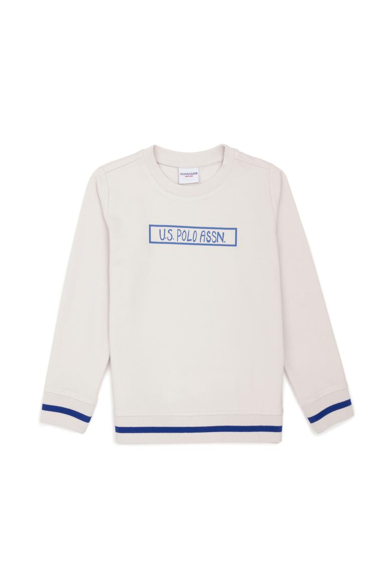 Çocuk Taş Basic Bisiklet Yaka Sweatshirt - 50274411034