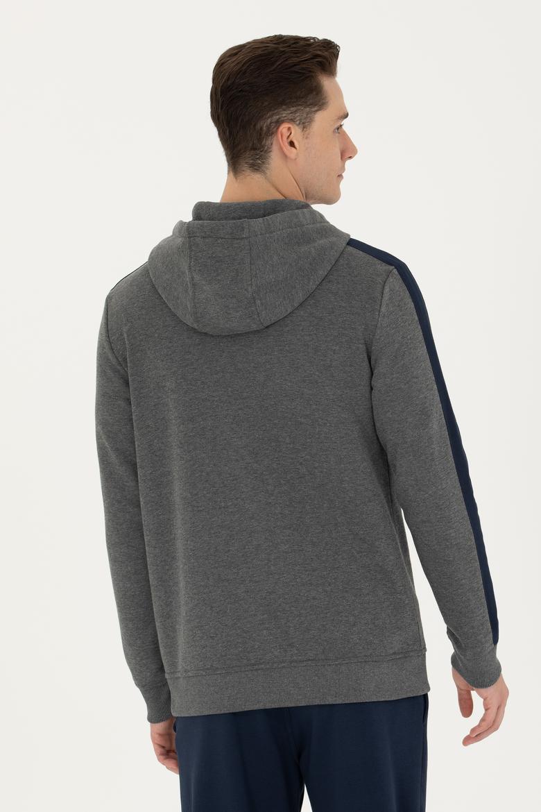 Erkek Antrasit Melanj Sweatshirt - 50276408097