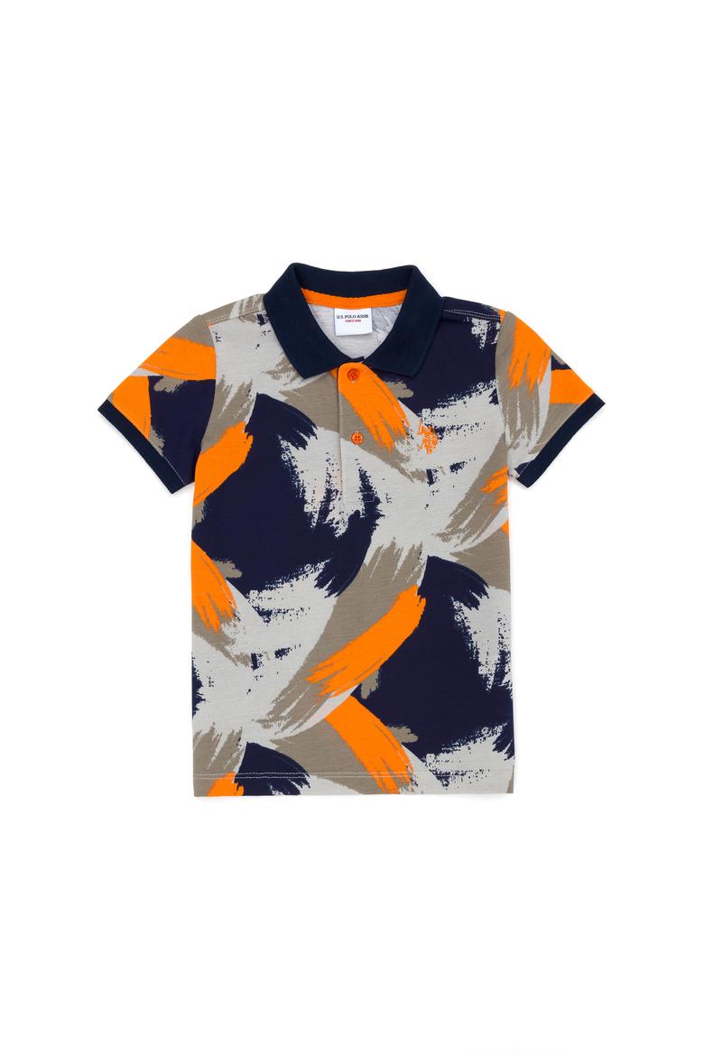 Erkek Çocuk Haki Polo Yaka Tişört