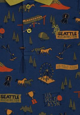 Erkek Çocuk Lacivert Polo Yaka Tişört - 50278152038