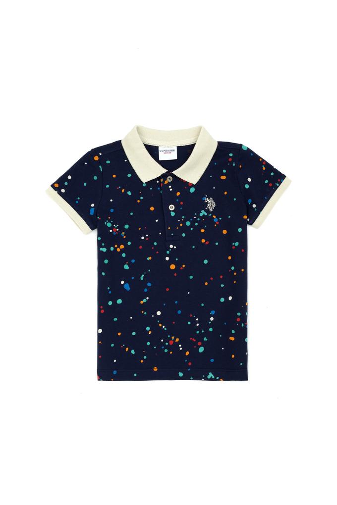 Erkek Çocuk Lacivert Polo Yaka Tişört