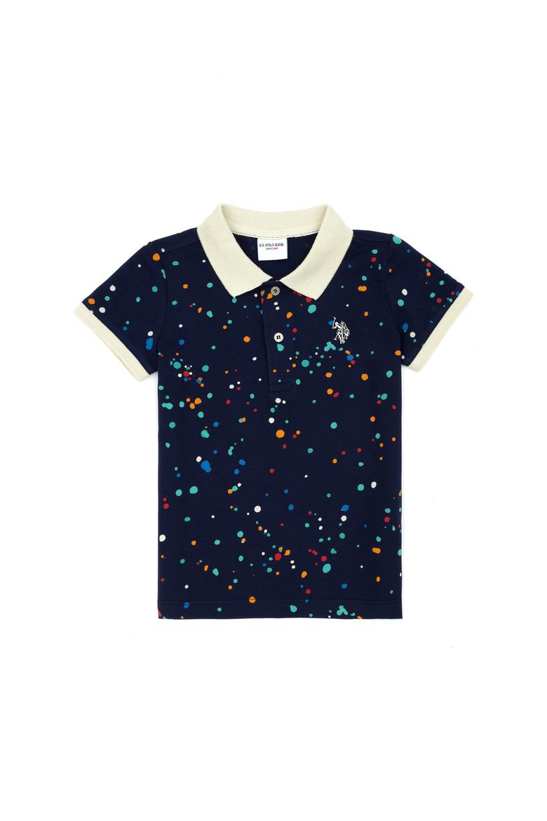 Erkek Çocuk Lacivert Polo Yaka Tişört