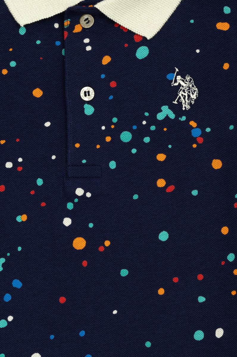 Erkek Çocuk Lacivert Polo Yaka Tişört